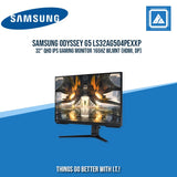 SAMSUNG ODYSSEY G5 LS32AG504PEXXP 32" QHD IPS GAMING MONITOR 165HZ WLMNT (HDMI, DP)