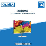 OMNIA 0238CIU 23.8" FHD IPS 100Hz 1ms LED MONITOR (SILVER)