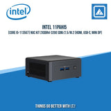 INTEL 11PAHI5 NUC KIT I5-1135G7 2XDDR4-3200 SDM/2.5/M.2 (HDMI, USB-C, MINI DP)