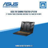 ASUS TUF GAMING FX507VU-LP141W I7-13620H/16GB/512GB NVME/4050 6GB | BEST FOR GAMING AND AUTOCAD LAPTOP