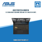 ASUS TUF GAMING FX507ZC4-HN081W I5-12500H/8GB/512GB NVME/3050 4GB | BEST FOR GAMING ANG AUTOCAD LAPTOP