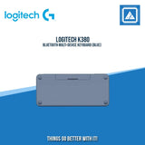 LOGITECH BLUETOOTH MULTI-DEVICE KEYBOARD K380 (BLUE)