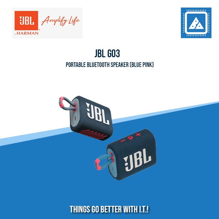 Speaker JBL GO 3 Bleu rose 