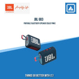 JBL GO3 PORTABLE BLUETOOTH SPEAKERS