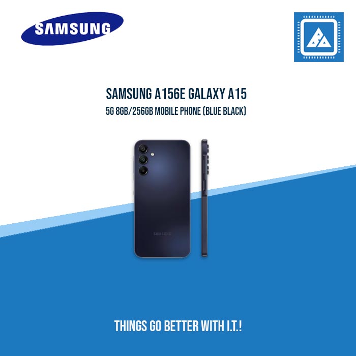 SAMSUNG A156E GALAXY A15 5G 8GB/256GB MOBILE PHONE (BLUE BLACK)