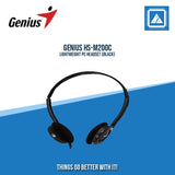 GENIUS HS-M200C LIGHTWEIGHT PC HEADSET (BLACK)