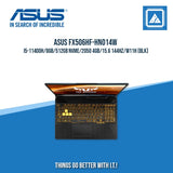 ASUS FX506HF-HN014W I5-11400H/8GB/512GB NVME/2050 4GB | BEST FOR GAMING AND AUTOCAD LAPTOP
