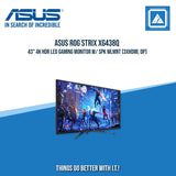 ASUS ROG STRIX XG438Q 43" 4K HDR LED GAMING MONITOR W/ SPK WLMNT (3XHDMI, DP)
