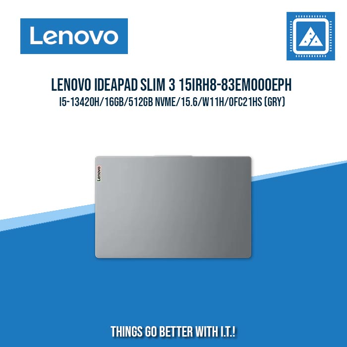 LENOVO IDEAPAD SLIM 3 15IRH8-83EM000EPH I5-13420H/16GB/512GB NVME | BEST FOR STUDENTS AND FREELANCERS LAPTOP