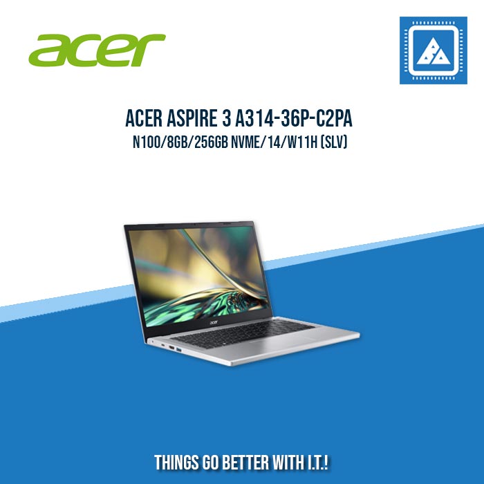 ACER ASPIRE 3 A314-36P-C2PA N100/8GB/256GB NVME | BEST FOR STUDENTS LAPTOP