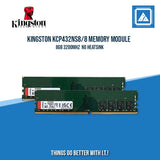 KINGSTON KCP432NS8/8 MEMORY MODULE 8GB 3200MHZ NO HEATSINK