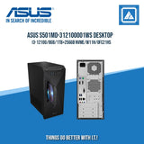 ASUS S501MD-312100001WS DESKTOP - I3-12100/8GB/1TB+256GB NVME/W11H/OFC21HS