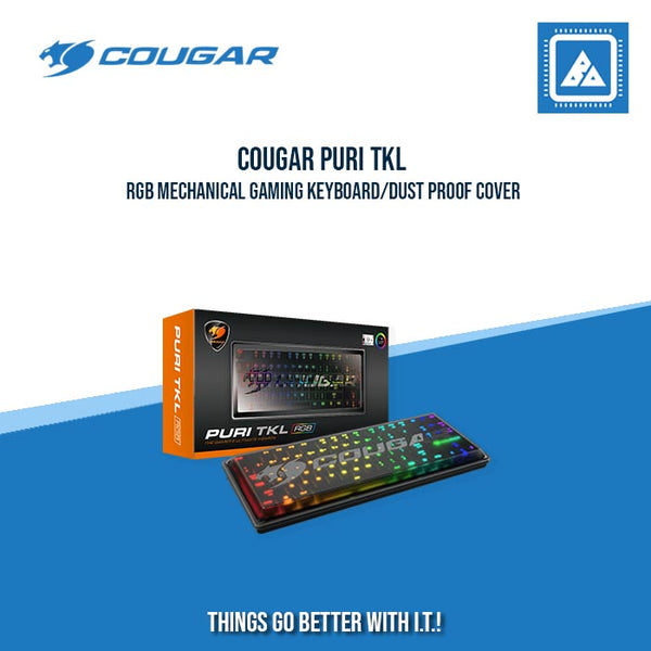 COUGAR PURI TKL RGB MECHANICAL GAMING KEYBOARD/DUST PROOF COVER ...