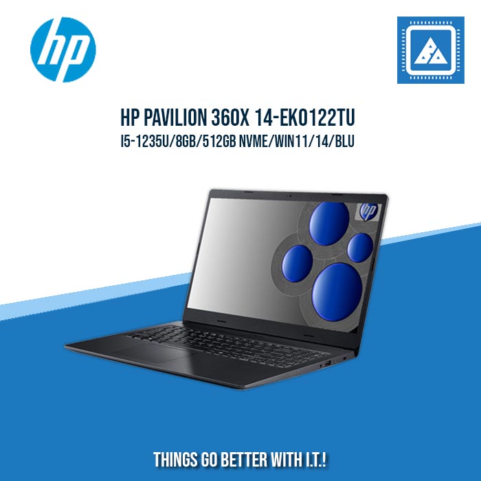 HP PAVILION 360X 14-EK0122TU/i5-1235U/8GB/512GB NVMe | BEST FOR STUDENTS AND FREELANCERS