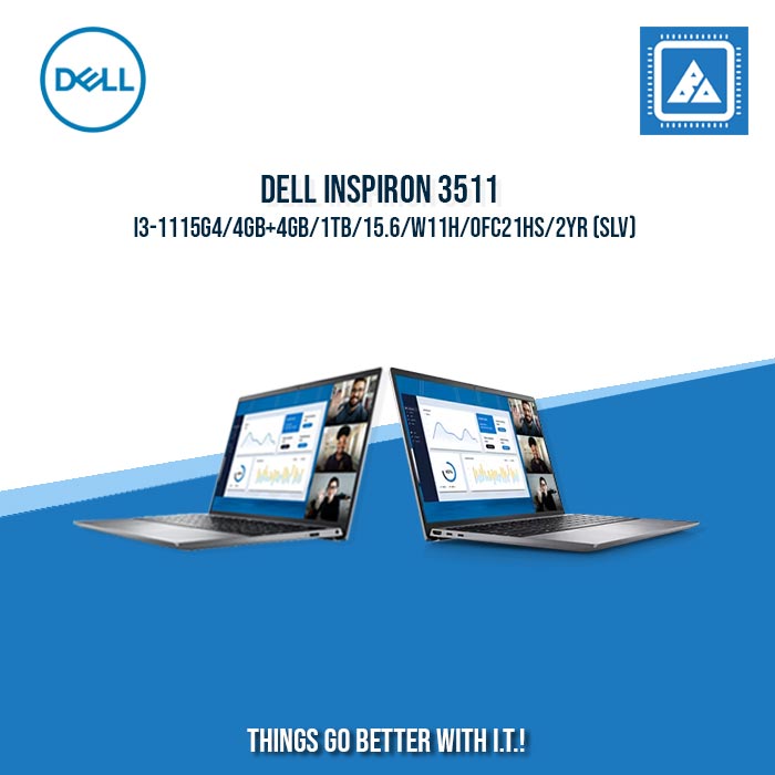 DELL INSPIRON 3511 I3-1115G4/4GB+4GB/1TB | BEST FOR STUDENTS LAPTOP