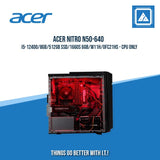 ACER NITRO N50-640 I5-12400/8GB/512GB SSD/1660S 6GB/W11H/OFC21HS - CPU only