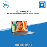DELL INSPIRON 5515 R7-5700U/8GB/512GB NVME (BLUE)| BEST FOR STUDENTS AND FREELANCERS