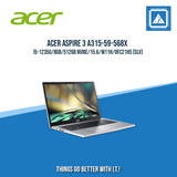 ACER ASPIRE 3 A315-59-568X I5-1235U/8GB/512GB NVME | BEST FOR STUDENTS AND FREELANCERS LAPTOP