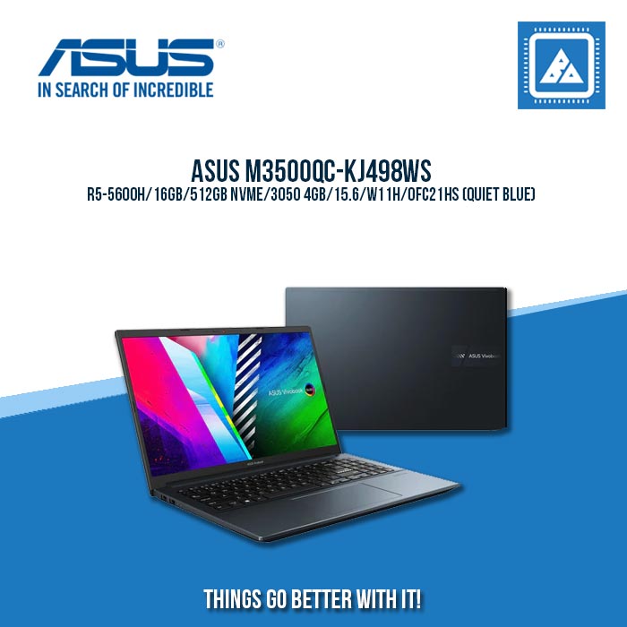 ASUS M3500QC-KJ498WS R5-5600H | Gaming Laptop And AutoCAD Users