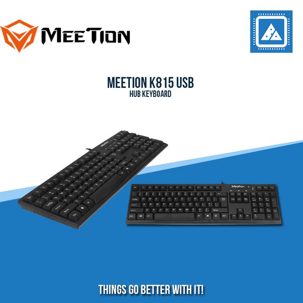 MEETION K815 USB & HUB KEYBOARD – BlueArm Computer Store