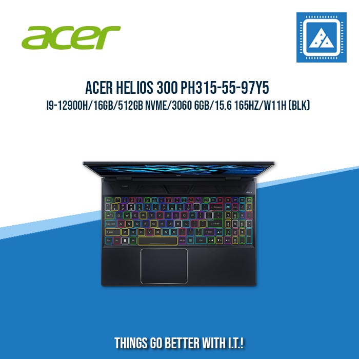 ACER HELIOS 300 PH315-55-97Y5 I9-12900H/16GB/512GB NVME/3060 6GB | BEST FOR GAMING AND AUTOCAD LAPTOP