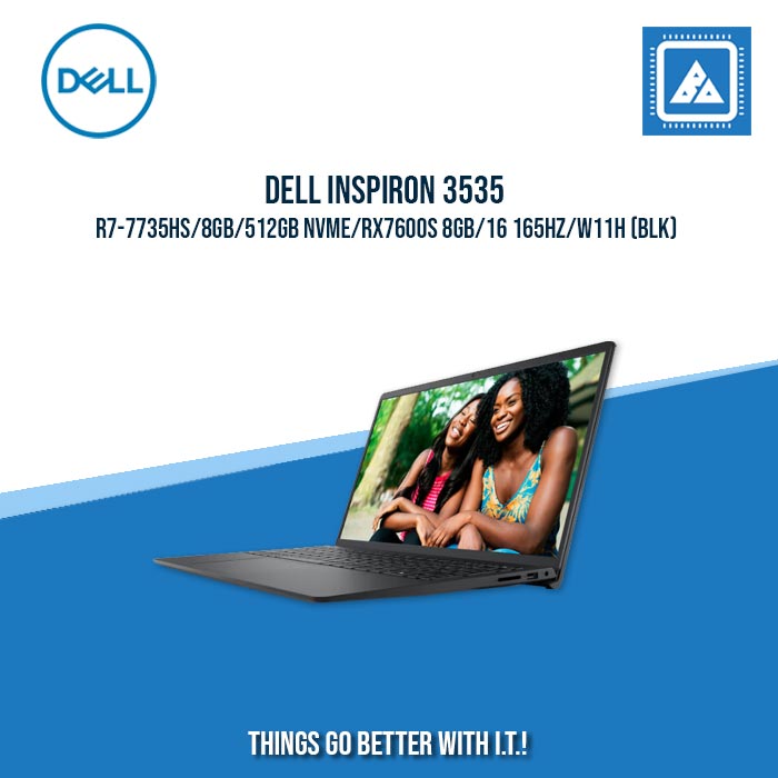 DELL INSPIRON 3535 R7-7730U/8GB+8GB/512GB NVME | BEST FOR STUDENTS AND FREELANCERS LAPTOP