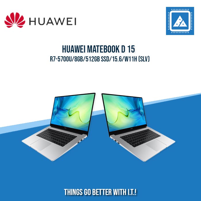 HUAWEI MATEBOOK D 15 R7-5700U/8GB/512GB SSD/ | BEST FOR STUDENTS AND FREELANCERS