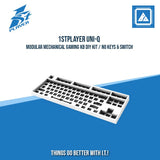 1STPLAYER UNI-Q MODULAR MECHANICAL GAMING KB DIY KIT / NO KEYS & SWITCH