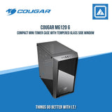 COUGAR MG120 G | COMPACT MINI TOWER CASE WITH TEMPERED GLASS SIDE WINDOW