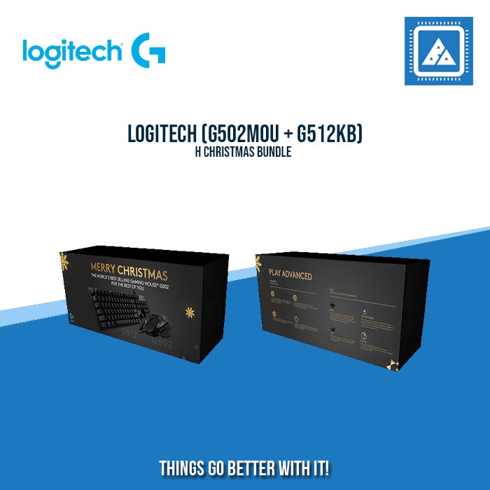 LOGITECH CHRISTMAS BUNDLE (G502MOU + G512KB)