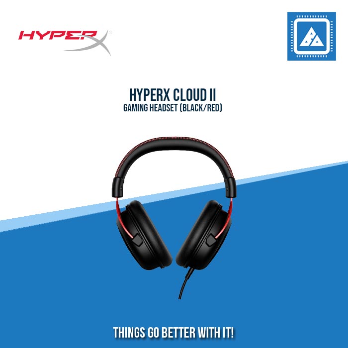 HYPERX CLOUD II GAMING HEADSET (BLACK/RED)