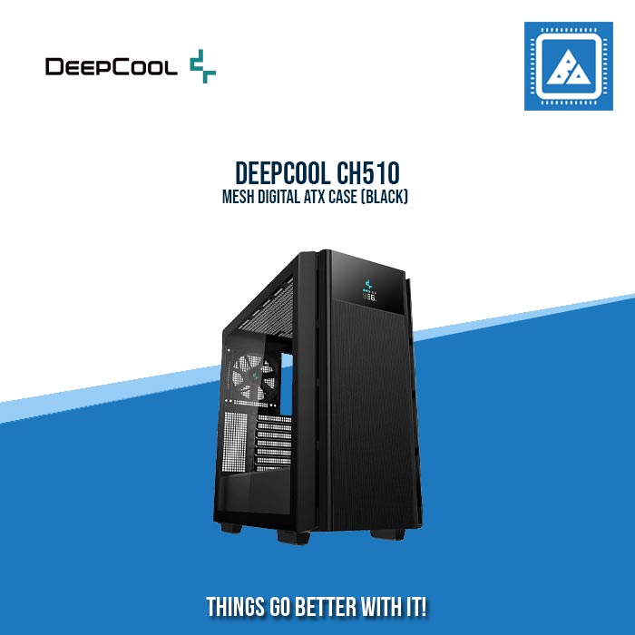 DEEPCOOL CH510 MESH DIGITAL ATX CASE (BLACK)
