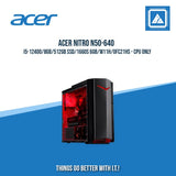 ACER NITRO N50-640 I5-12400/8GB/512GB SSD/1660S 6GB/W11H/OFC21HS - CPU only