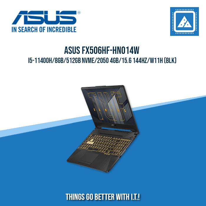 ASUS FX506HF-HN014W I5-11400H/8GB/512GB NVME/2050 4GB | BEST FOR GAMING AND AUTOCAD LAPTOP