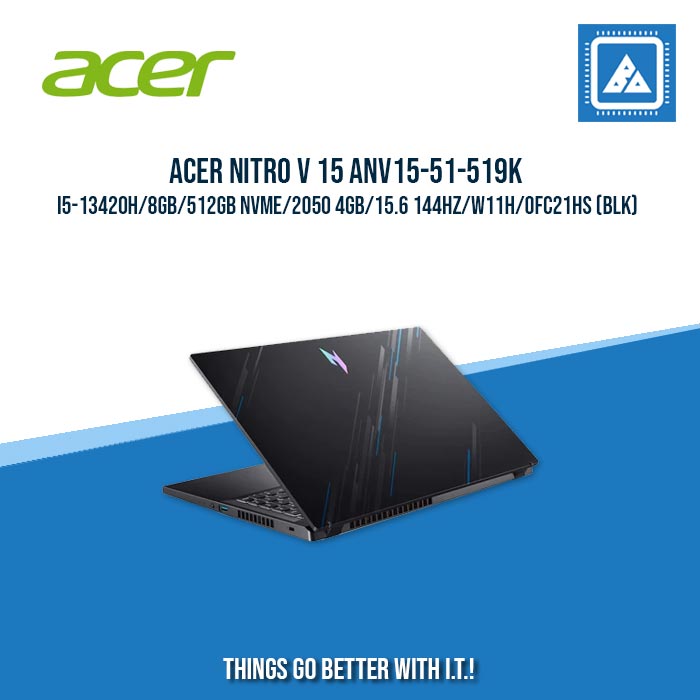 ACER NITRO V 15 ANV15-51-519K I5-13420H/8GB/512GB NVME/2050 4GB | BEST FOR GAMING AND AUTOCAD LAPTOP
