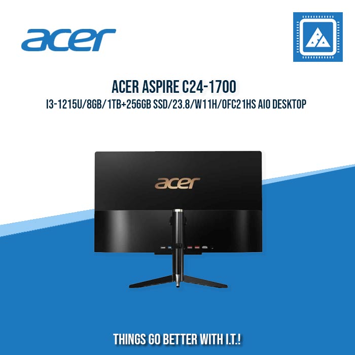ACER ASPIRE C24-1700 I3-1215U/8GB/1TB+256GB SSD/23.8/W11H/OFC21HS AIO DESKTOP