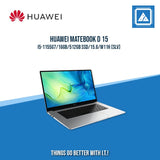 HUAWEI MATEBOOK D 15 I5-1155G7/16GB/512GB SSD/15.6/W11H (SLV) | BEST FOR STUDENTS AND FREELANCERS