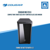 COUGAR MG120 G | COMPACT MINI TOWER CASE WITH TEMPERED GLASS SIDE WINDOW