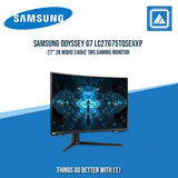 SAMSUNG ODYSSEY G7 LC27G75TQSEXXP 27" 2K WQHD 240HZ 1MS GAMING MONITOR