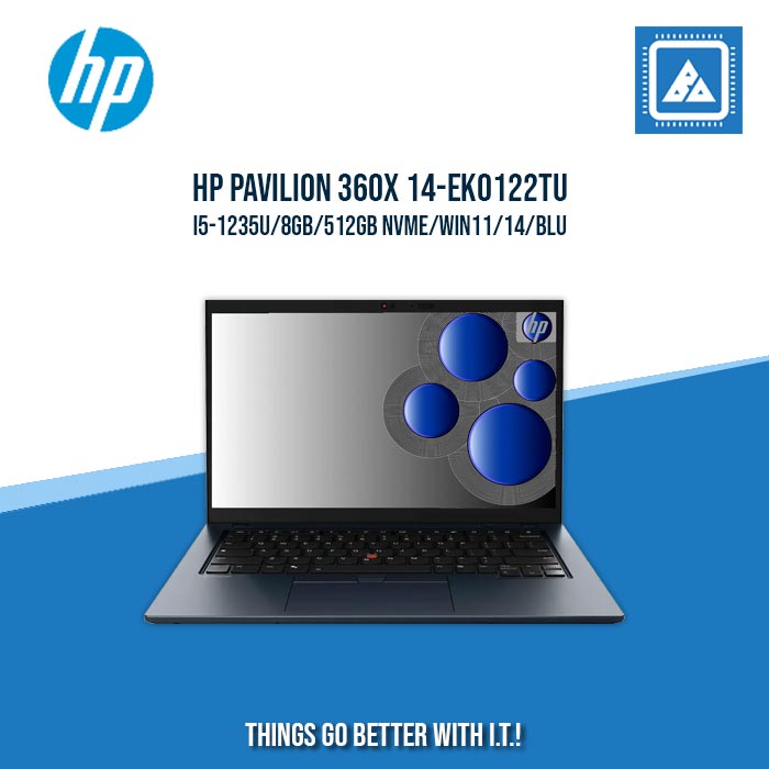 HP PAVILION 360X 14-EK0122TU/i5-1235U/8GB/512GB NVMe | BEST FOR STUDENTS AND FREELANCERS