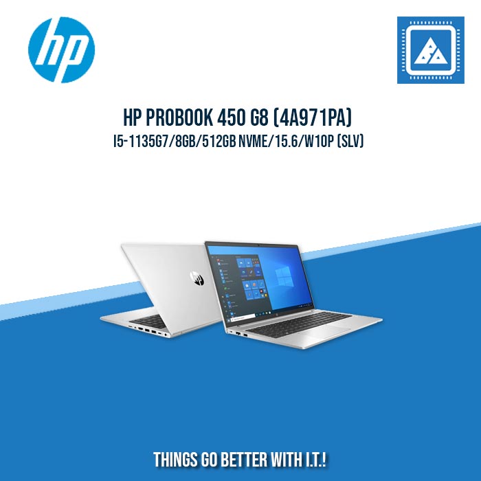 HP PROBOOK 450 G8 (4A971PA) I5-1135G7/8GB/512GB NVME | BEST FOR ENTERPRISES AND CORPORATES LAPTOP