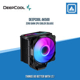 DEEPCOOL AK500 ZERO DARK CPU COOLER (BLACK)