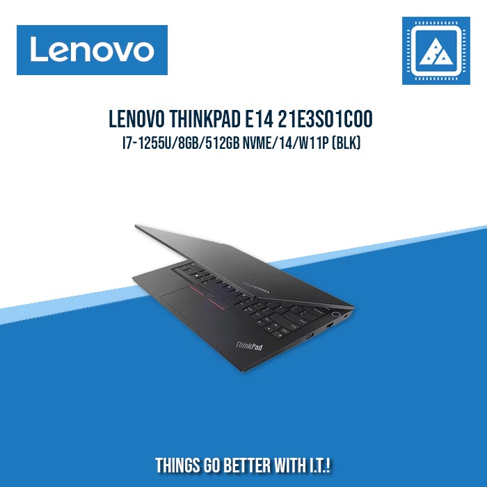 LENOVO THINKPAD E14 21E3S01C00 I7-1255U/8GB/512GB NVME | BEST FOR ENTERPRISES AND CORPORATES LAPTOP