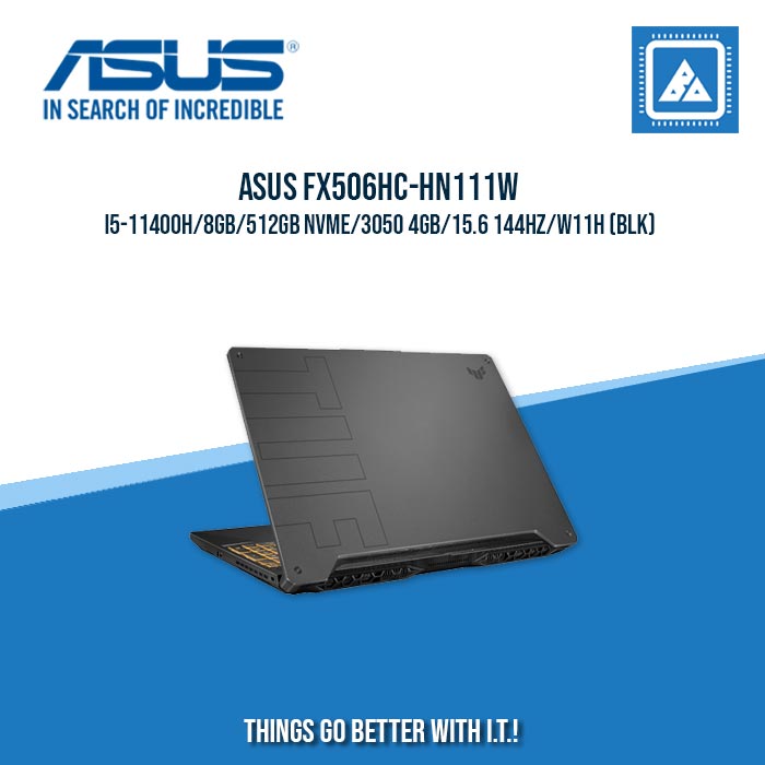 ASUS FX506HC-HN111W I5-11400H/8GB/512GB NVME/3050 4GB | BEST FOR GAMING AND AUTOCAD LAPTOP