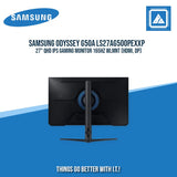 SAMSUNG ODYSSEY G50A LS27AG500PEXXP 27" QHD IPS GAMING MONITOR 165HZ WLMNT (HDMI, DP)
