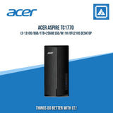 ACER ASPIRE TC1770 I3-13100/8GB/1TB+256GB SSD/W11H/OFC21HS DESKTOP (DT.BK7SP.001) bundle with:  ACER KA222Q HBI 21.5"" FHD LED MONITOR (DB15, HDMI) (BUNDLE)
