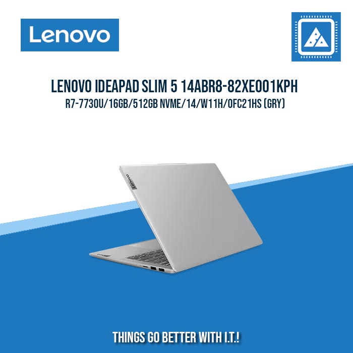 LENOVO IDEAPAD SLIM 5 14ABR8-82XE001KPH R7-7730U/16GB/512GB NVME | BEST FOR FREELANCERS LAPTOP