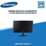 SAMSUNG ODYSSEY G5 LS32AG504PEXXP 32" QHD IPS GAMING MONITOR 165HZ WLMNT (HDMI, DP)