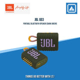 JBL GO3 PORTABLE BLUETOOTH SPEAKERS