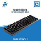 1STPLAYER DK5.0 LITE RGB TKL MECHANICAL GAMING KEYBOARD